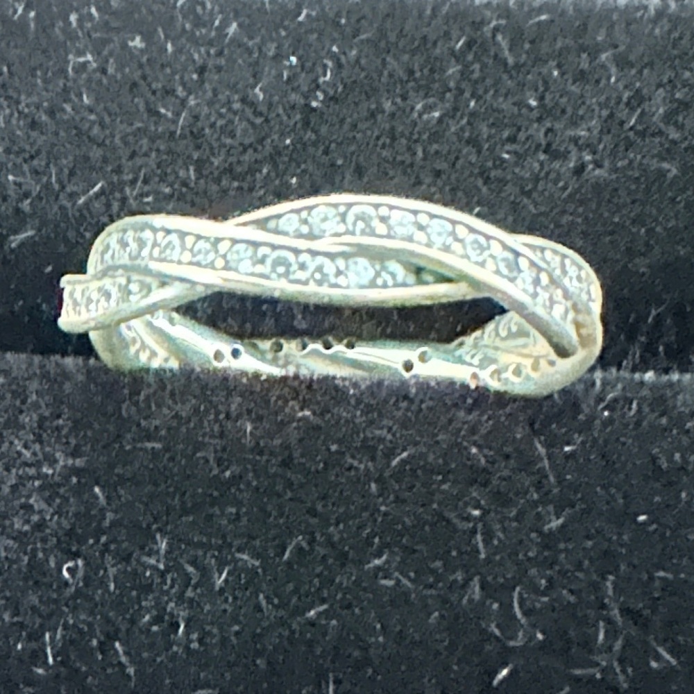 Pandora Silver Twisted Ring - Picture 3 of 7